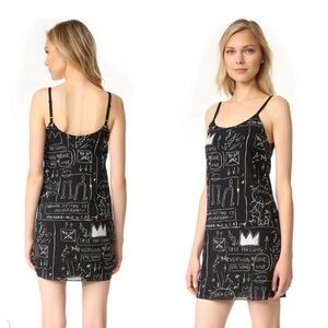 AO X Basquiat Beat Bop Slip Dress